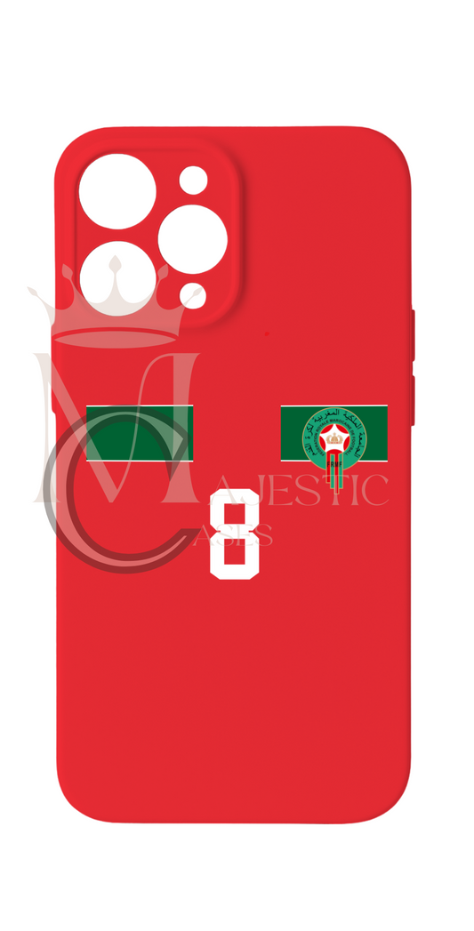 MOROCCO WC ‘22 Red Case |  Majestic Cases