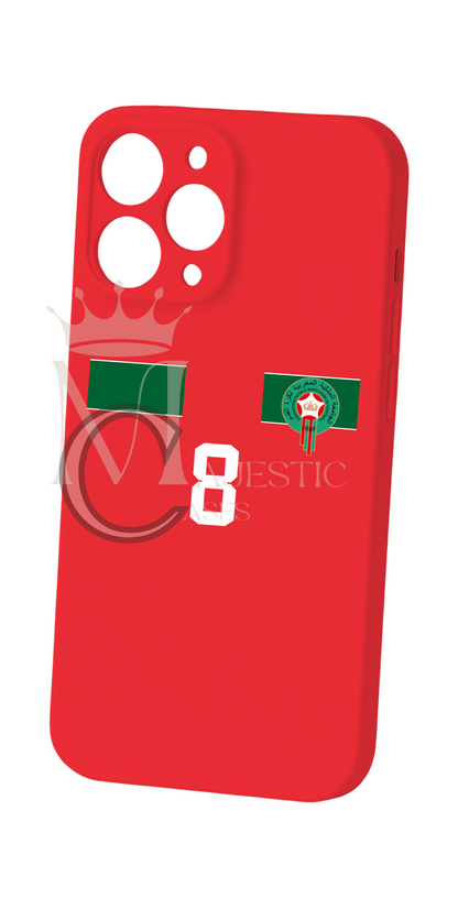 Étui rouge MOROCCO WC '22 | Majestic Cases