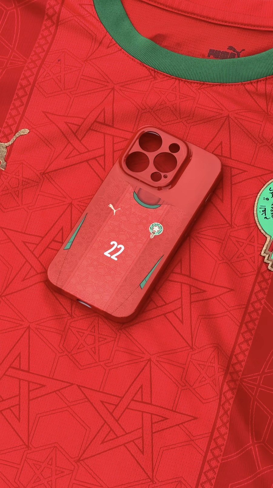 MOROCCO ‘25 Red Case |  Majestic Cases  | iPhone