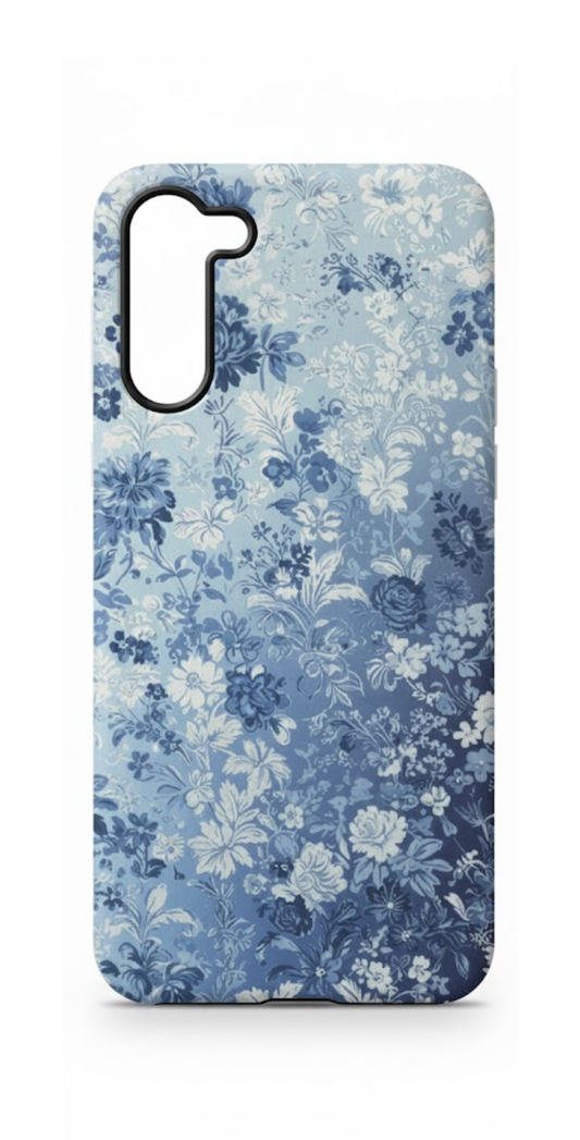 Blue Vintage Floral Case |  Majestic Cases  | Samsung